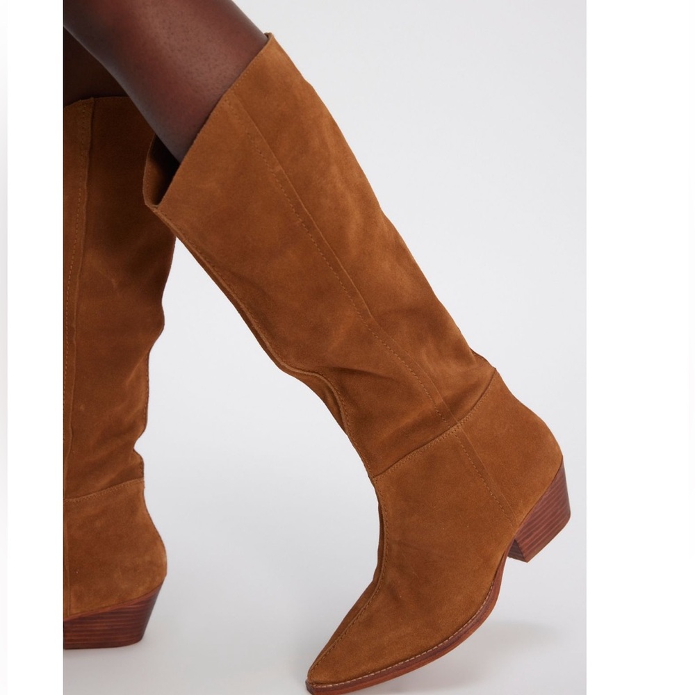 Free People Brown Heeled Boots